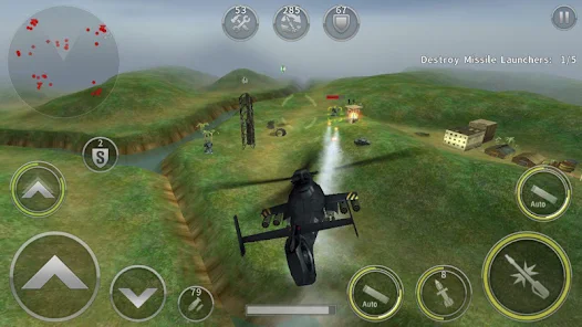 Gunship battle field